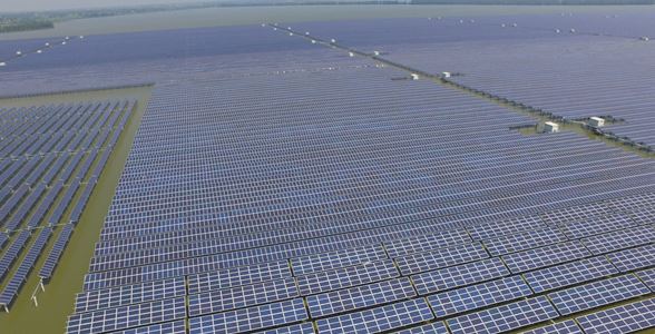 湖南華容縣塌西湖漁光互補光伏發電項目 112MW